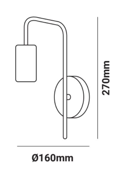 applique murale dimensions